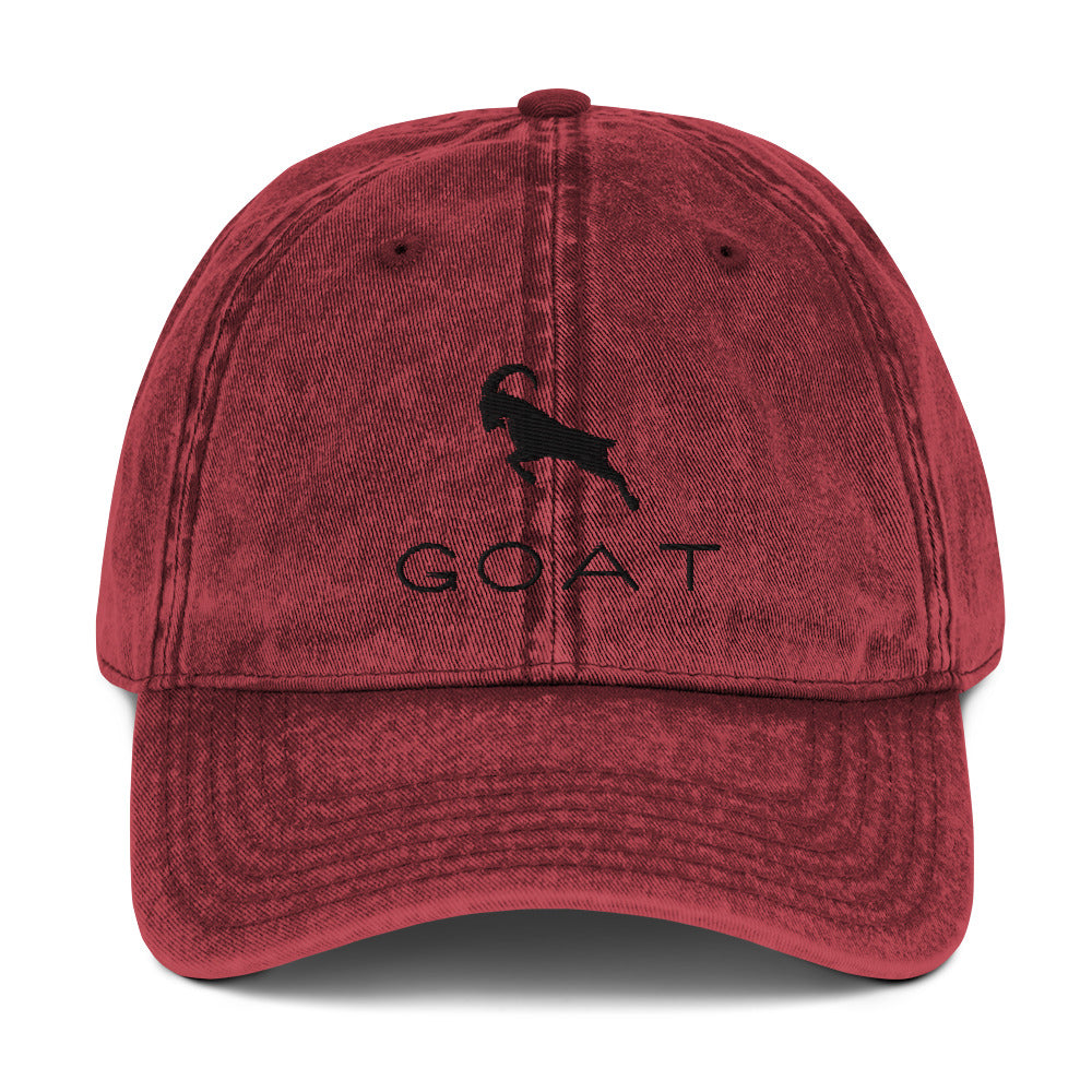 G.O.A.T Vintage Cotton Twill Cap