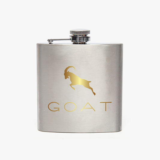 G.O.A.T 6oz Stainless Steel Flask