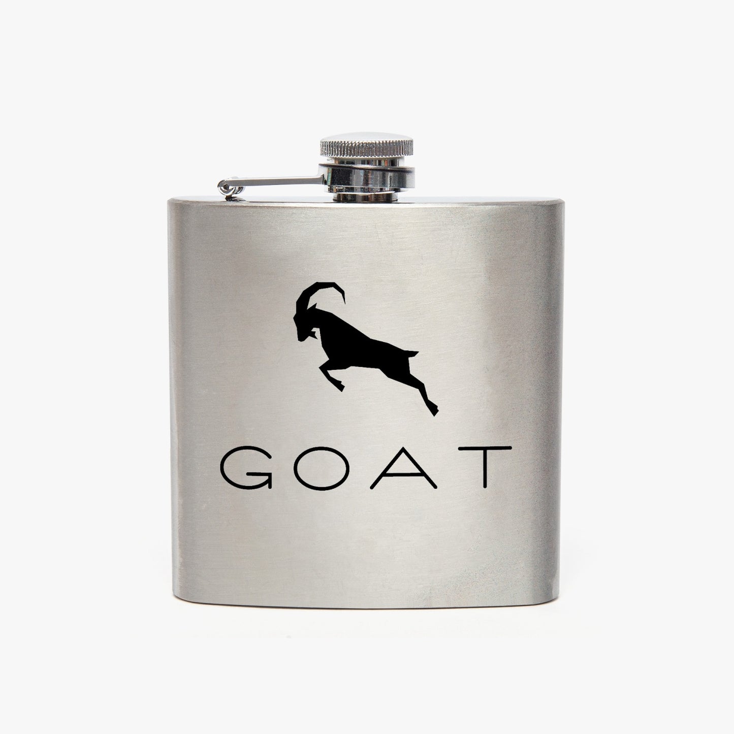 G.O.A.T 6oz Stainless Steel Flask