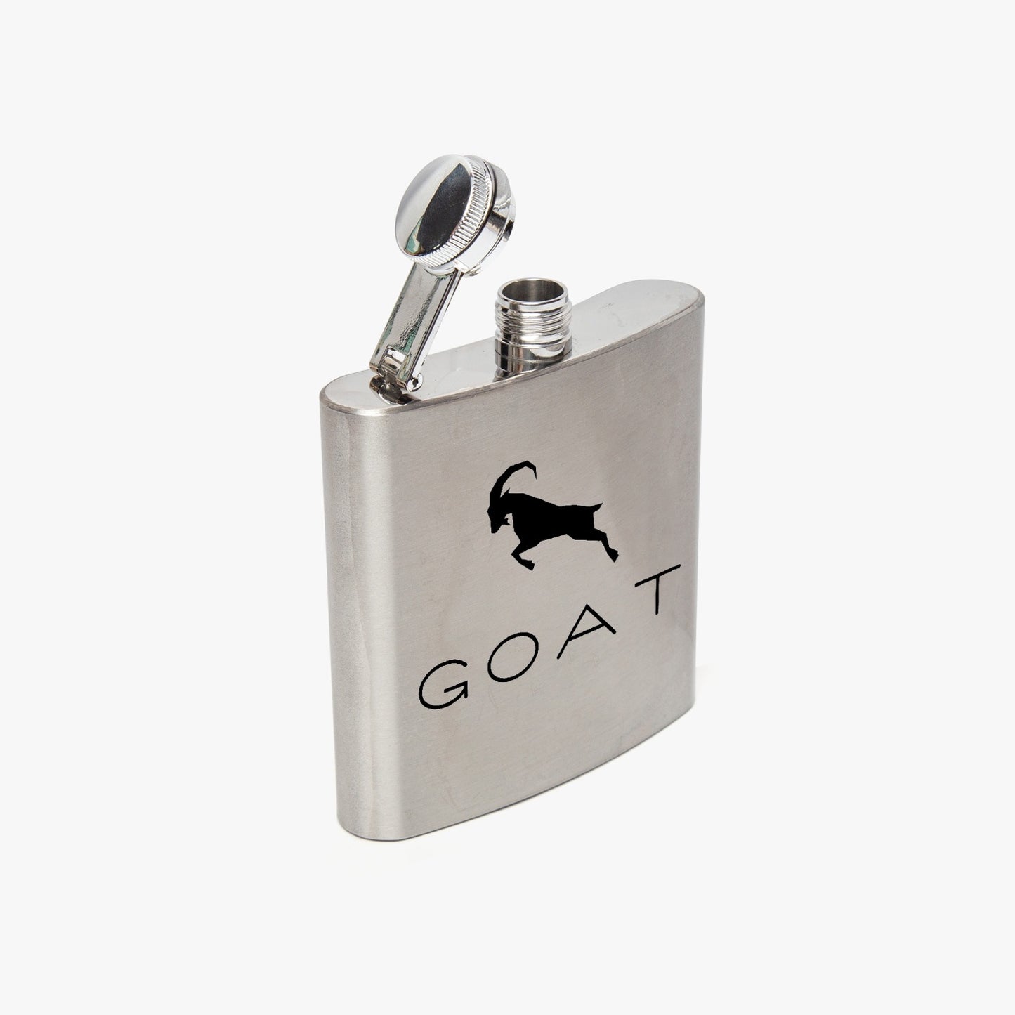 G.O.A.T 6oz Stainless Steel Flask