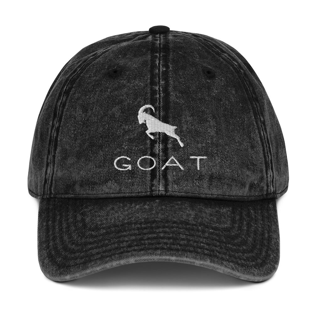 G.O.A.T Vintage Cotton Twill Cap