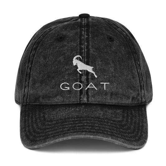G.O.A.T Vintage Cotton Twill Cap