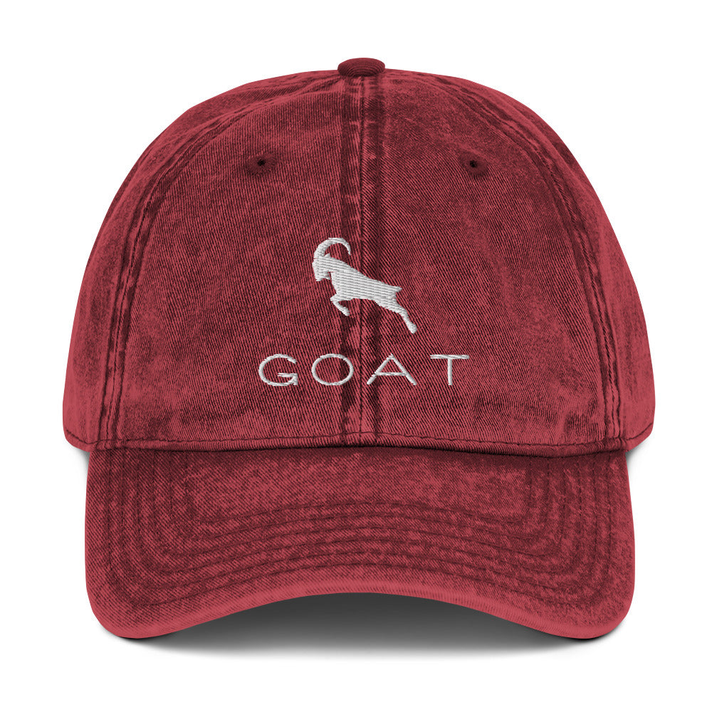 G.O.A.T Vintage Cotton Twill Cap