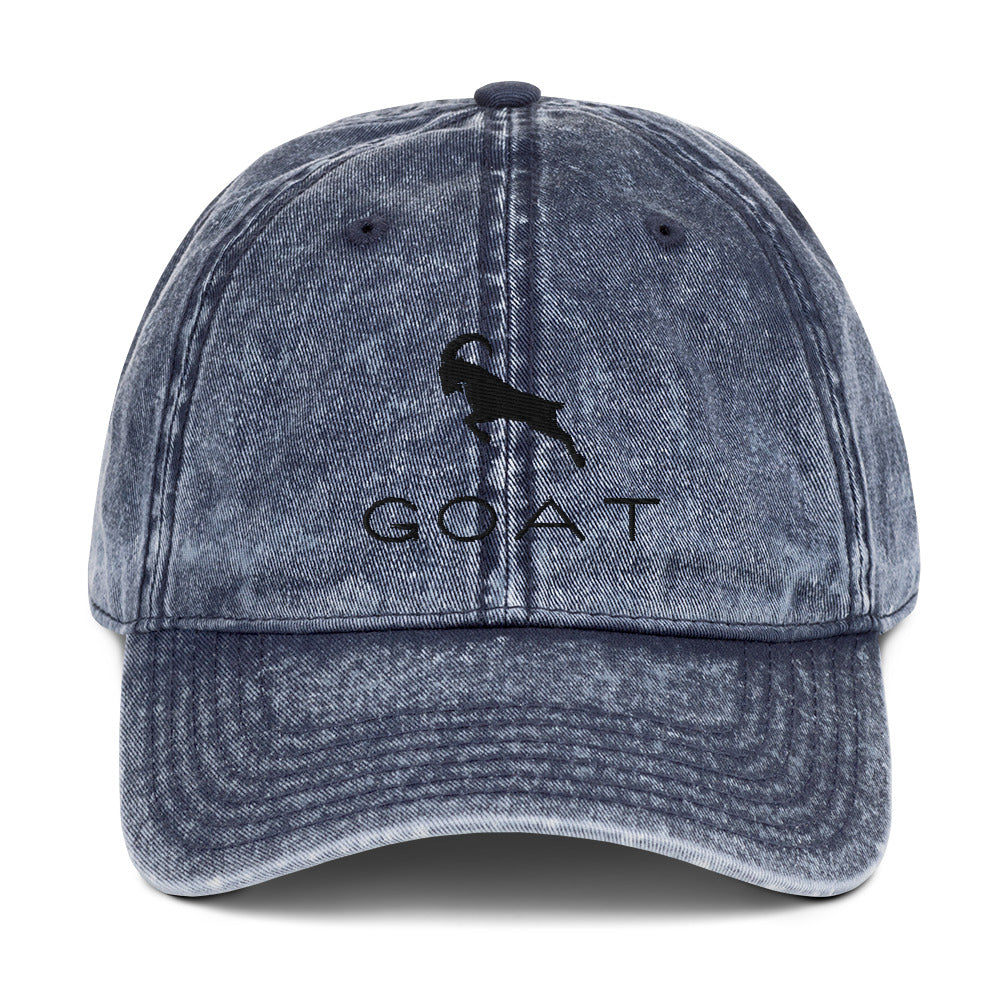 G.O.A.T Vintage Cotton Twill Cap