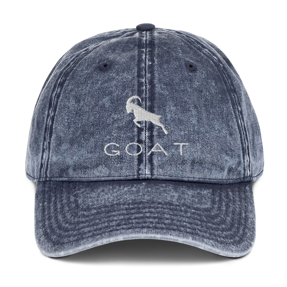 G.O.A.T Vintage Cotton Twill Cap